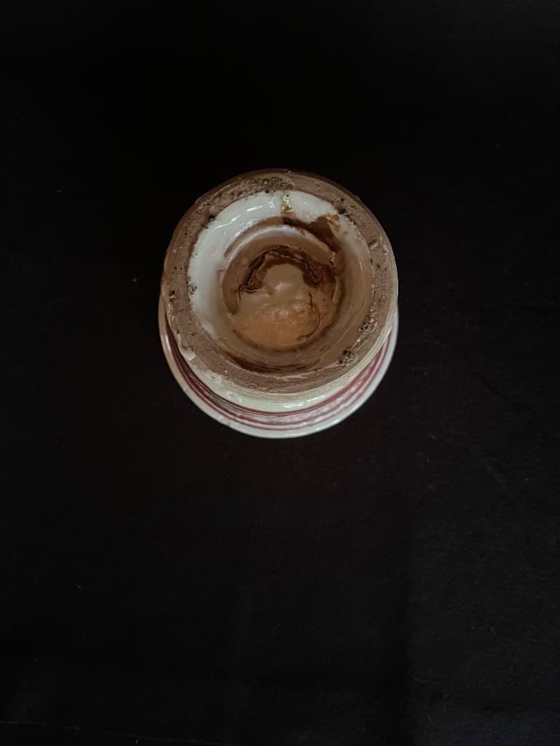 古伊万里　赤絵　高杯　アンティーク