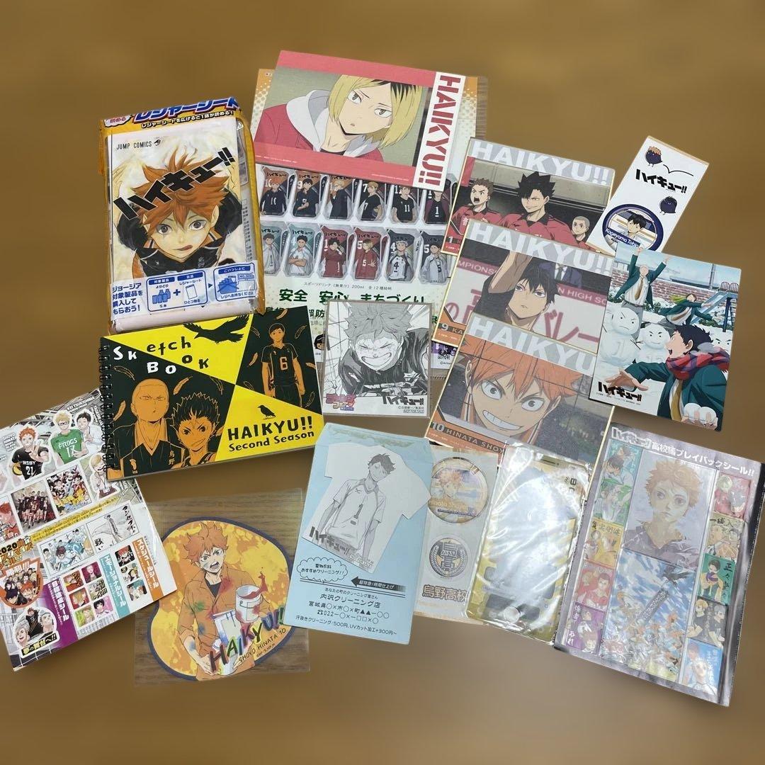 ハイキュー　グッズ　まとめ売り　450点以上 缶バッジ　アクスタ　ぬいぐるみ