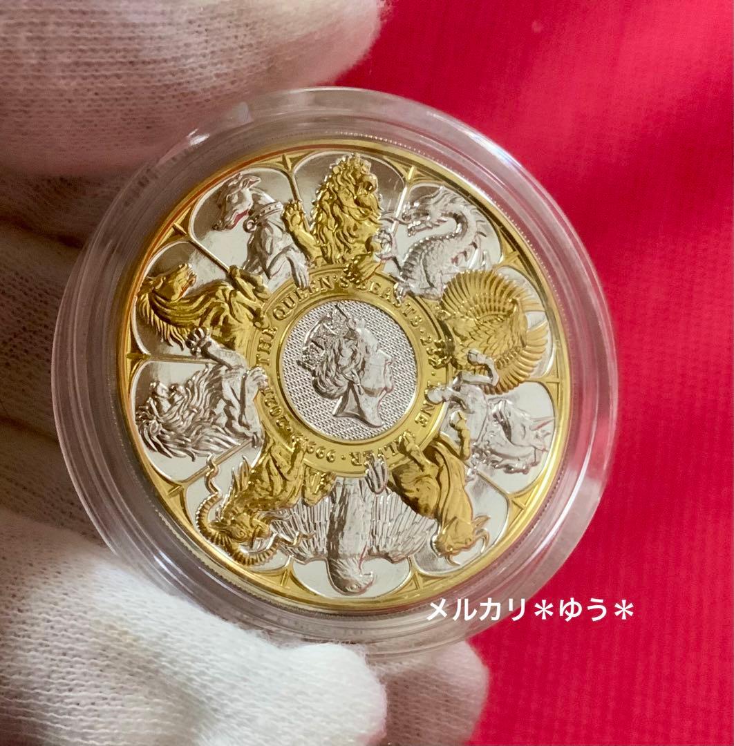 【限定100枚】2021年　クイーンズビースト　コンプリーター　純銀　2オンス