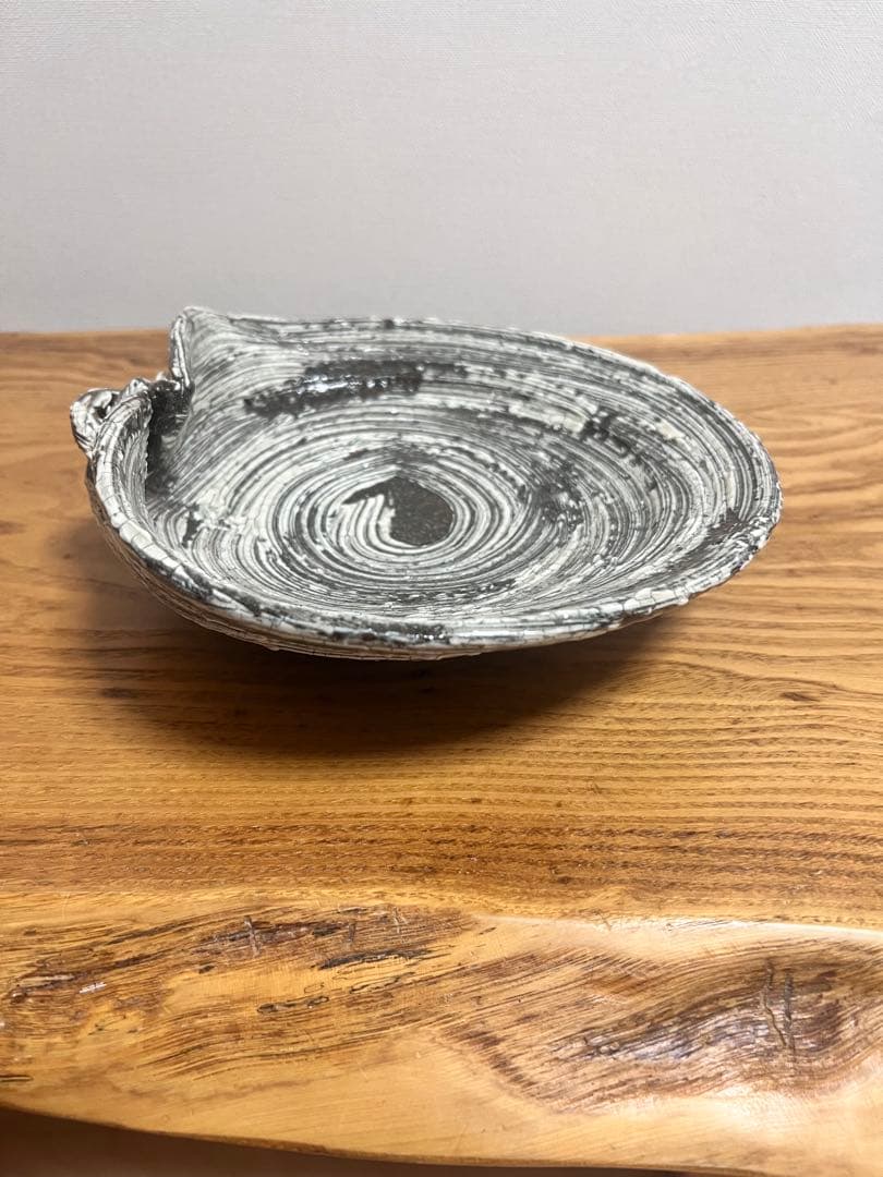 中川自然坊　刷毛目唐津　蛤鉢　入手困難品　美品　8寸鉢