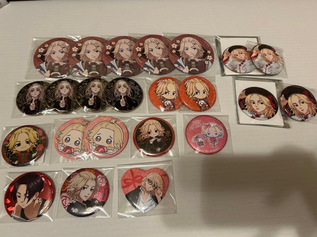 佐野万次郎 缶バッジ 纏め