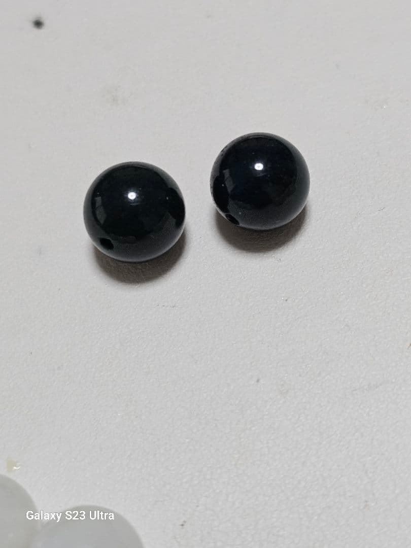 糸魚川翡翠氷種１０mm８ピースと出雲瑪瑙１０mm７ピース