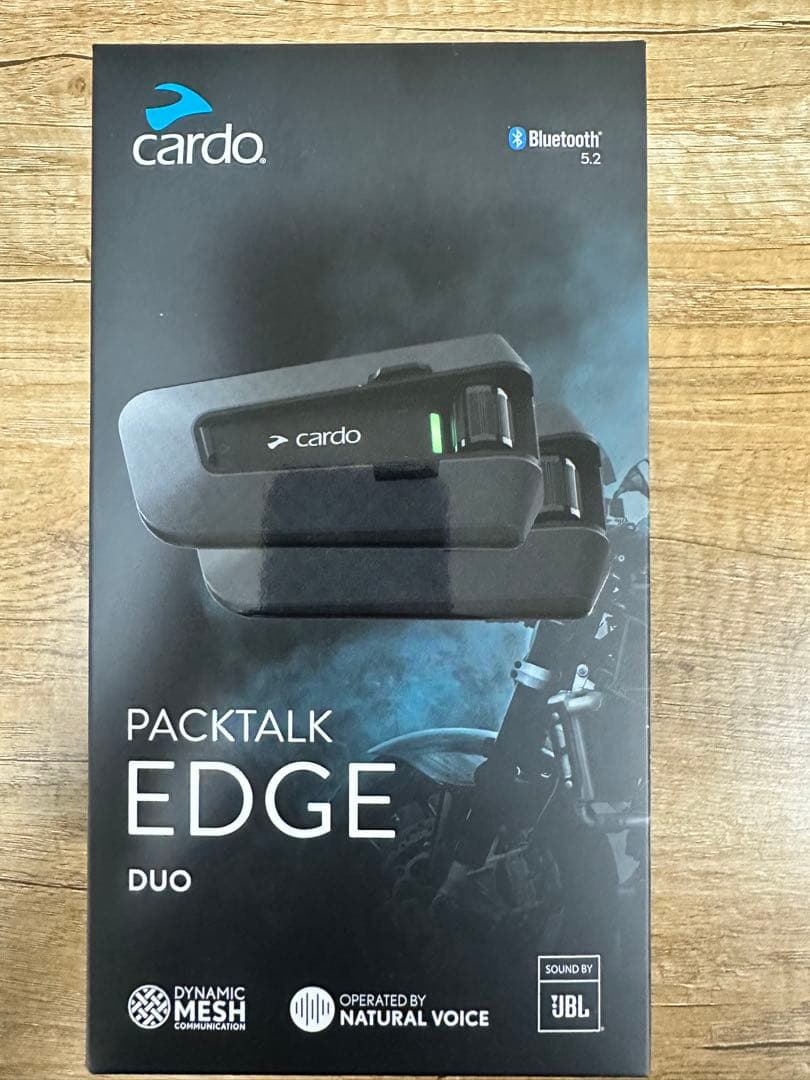 新品未使用　CARDO PACKTALK EDGE インカム 箱付き　即日発送