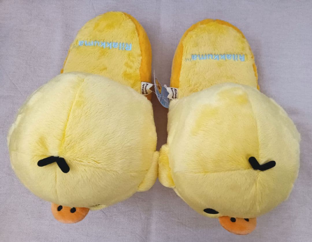 （タグ付き）キイロイトリ ぬいぐるみ スリッパ