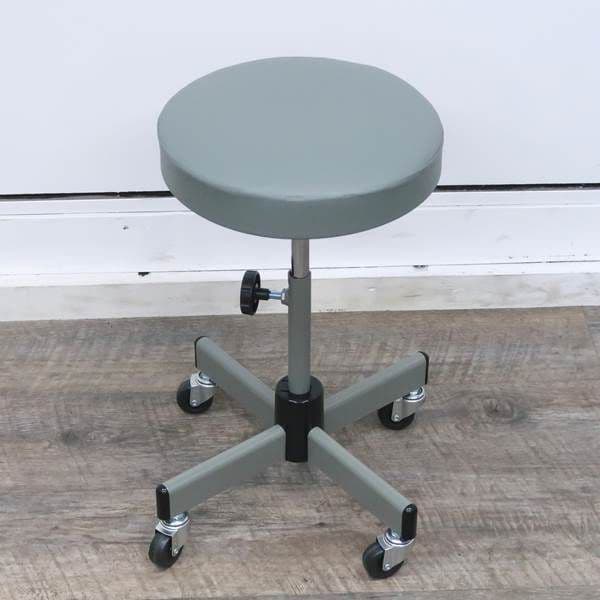 【未使用】作業 イス スツール 椅子 回転 丸椅子 病院 介護 レトロ