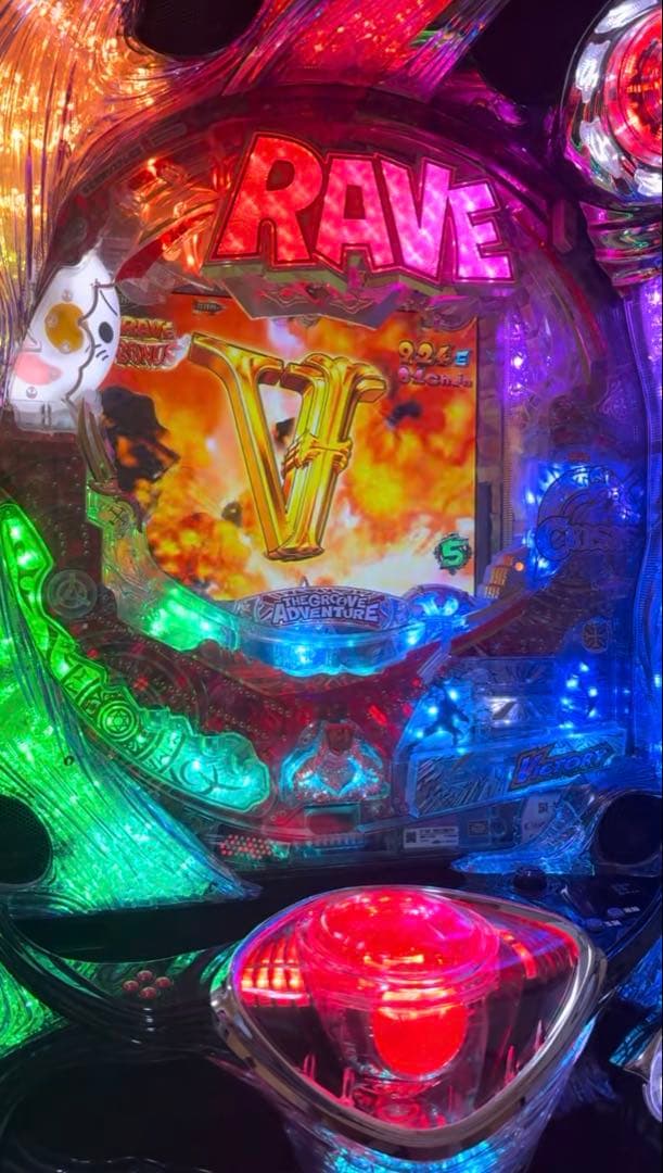 藤商事 CR RAVEこの世界こそ真実だ FPM実機【オプション完備】送料込み