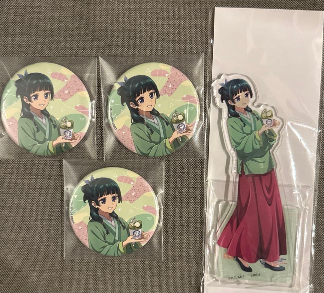 薬屋のひとりごと　ロールアイスクリーム　缶バッジ　アクスタ　猫猫