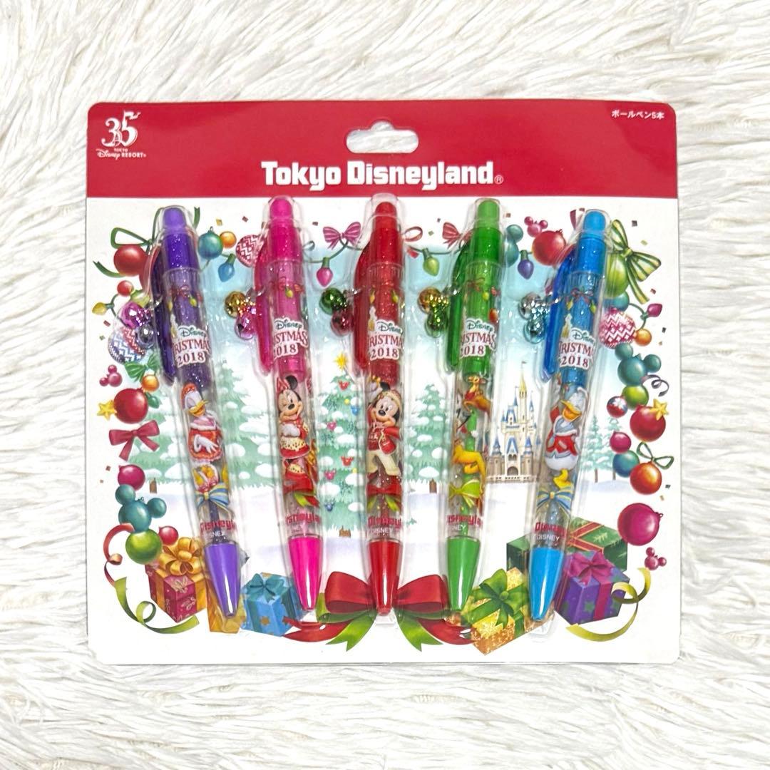 ディズニーランド 35周年 クリスマス 2018 ボールペンセット