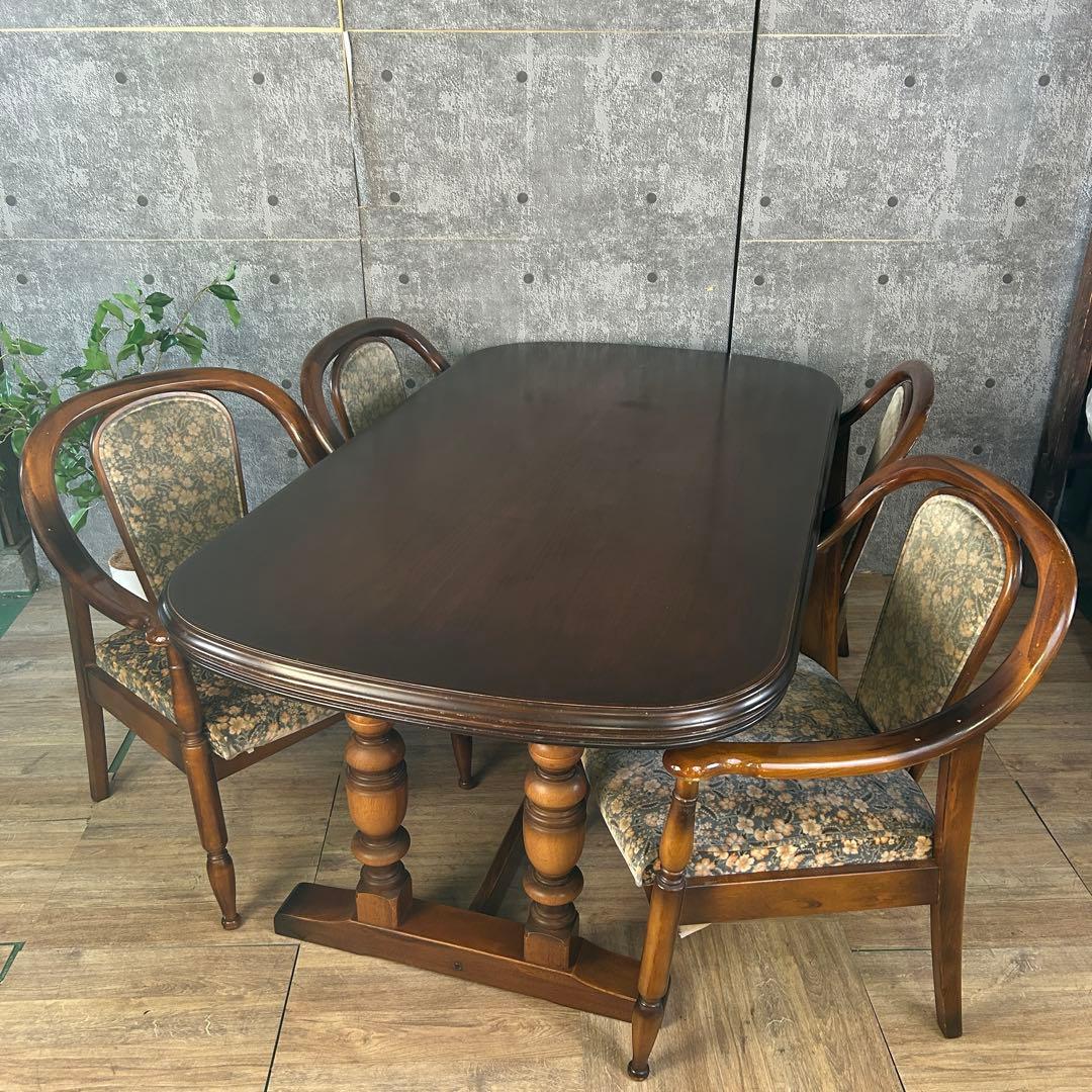 メガネザル꧁カリモク家具 karimoku꧂コロニアルダイニングセット