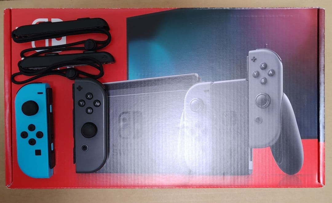 Nintendo Switch 本体 バッテリー強化版 青/黒 Joy-Con付