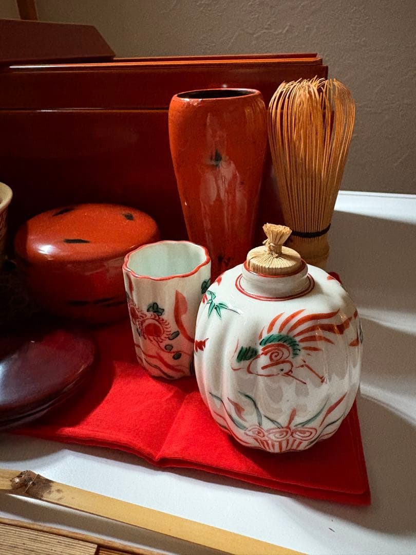 茶道具セット 茶箱と茶器