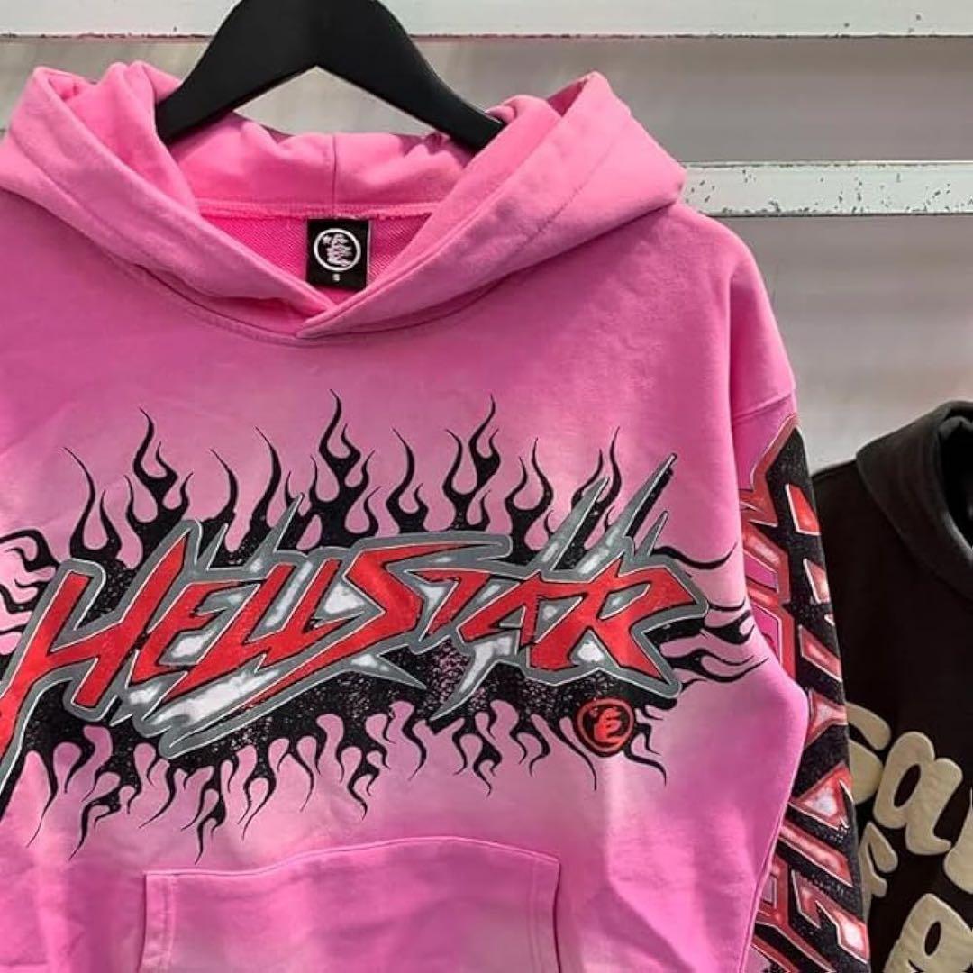HELLSTAR pink hoodie パーカー