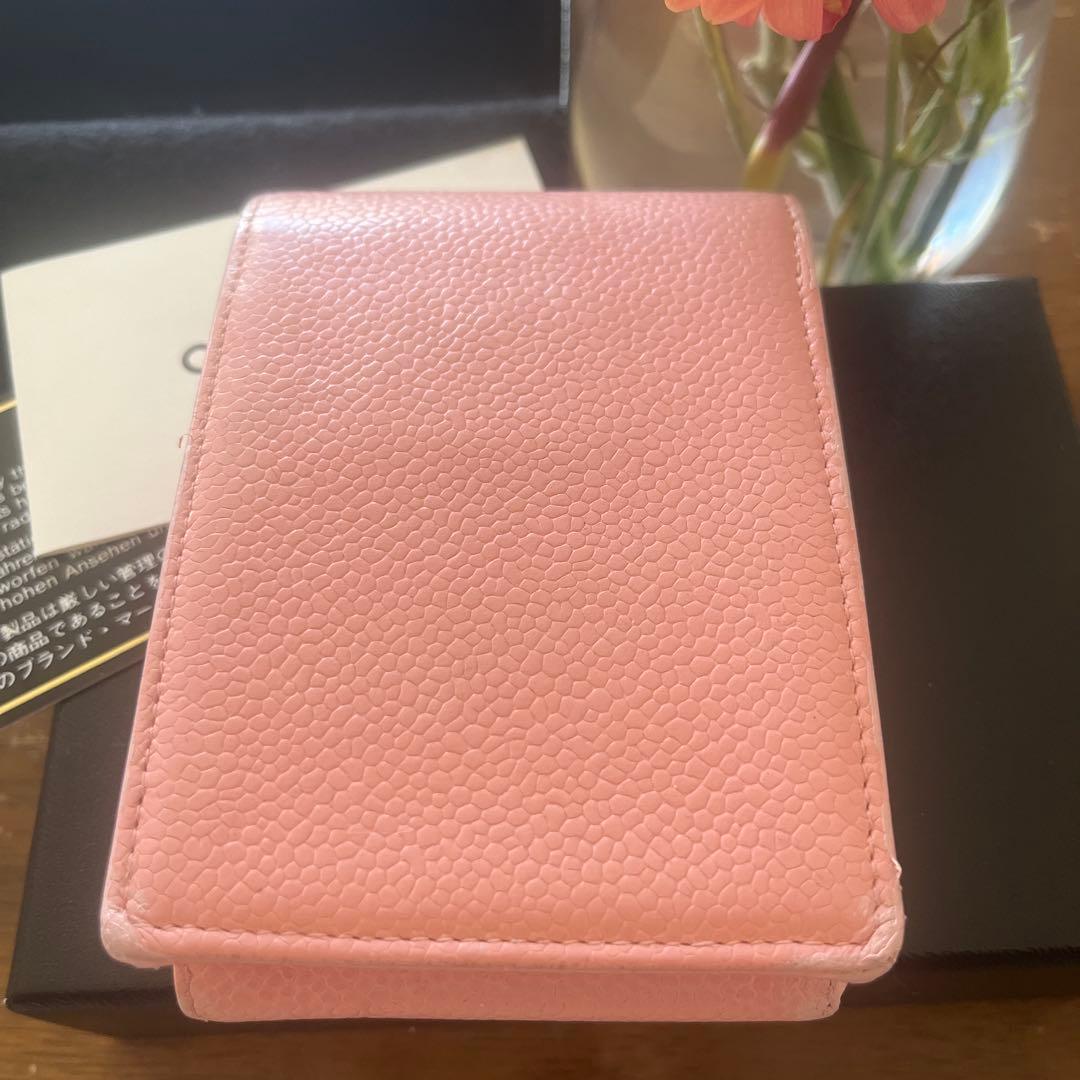 A*✨様 CHANEL ピンク レザー 小物入れ