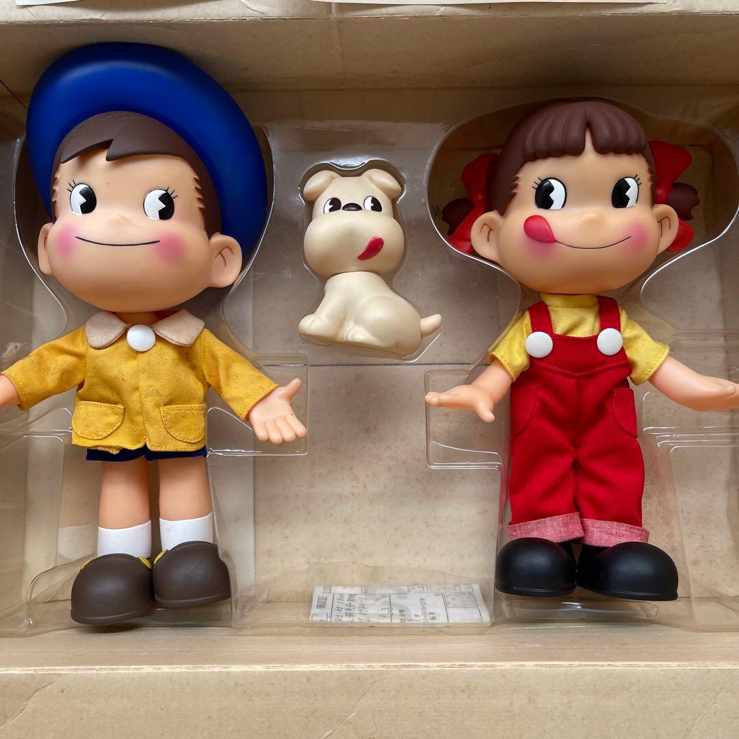 希少、レア！ペコちゃんポコちゃん犬セット