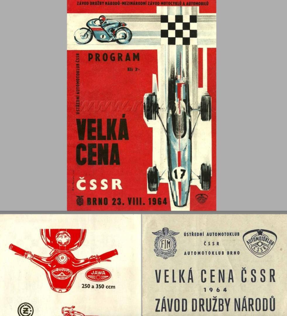 激レア/MotoGPチェコグランプリの前身レース首掛/DKW/ブラハム フォード