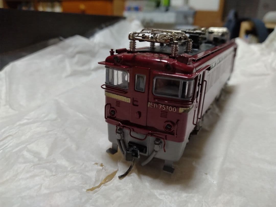 カツミ　HOゲージ　ED75形電気機関車　ブラスモデル