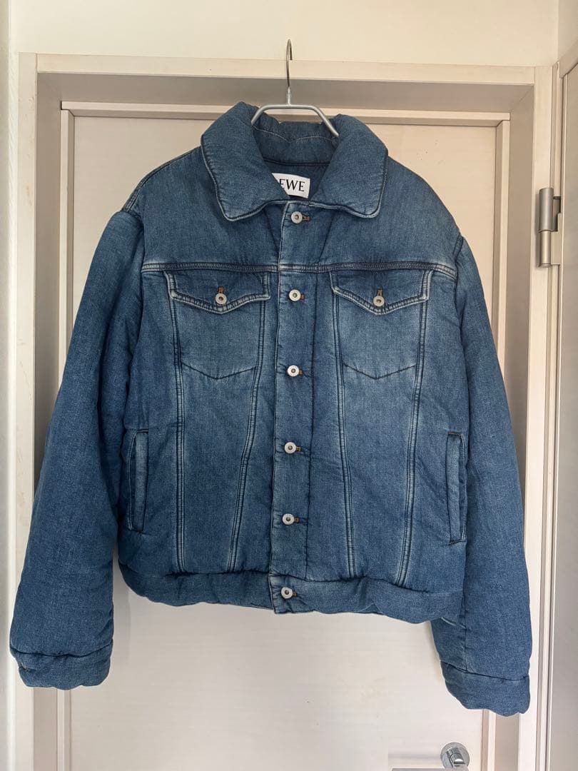 LOEWE PaddedJacket 美品44レア パデッドデニム 連休セール