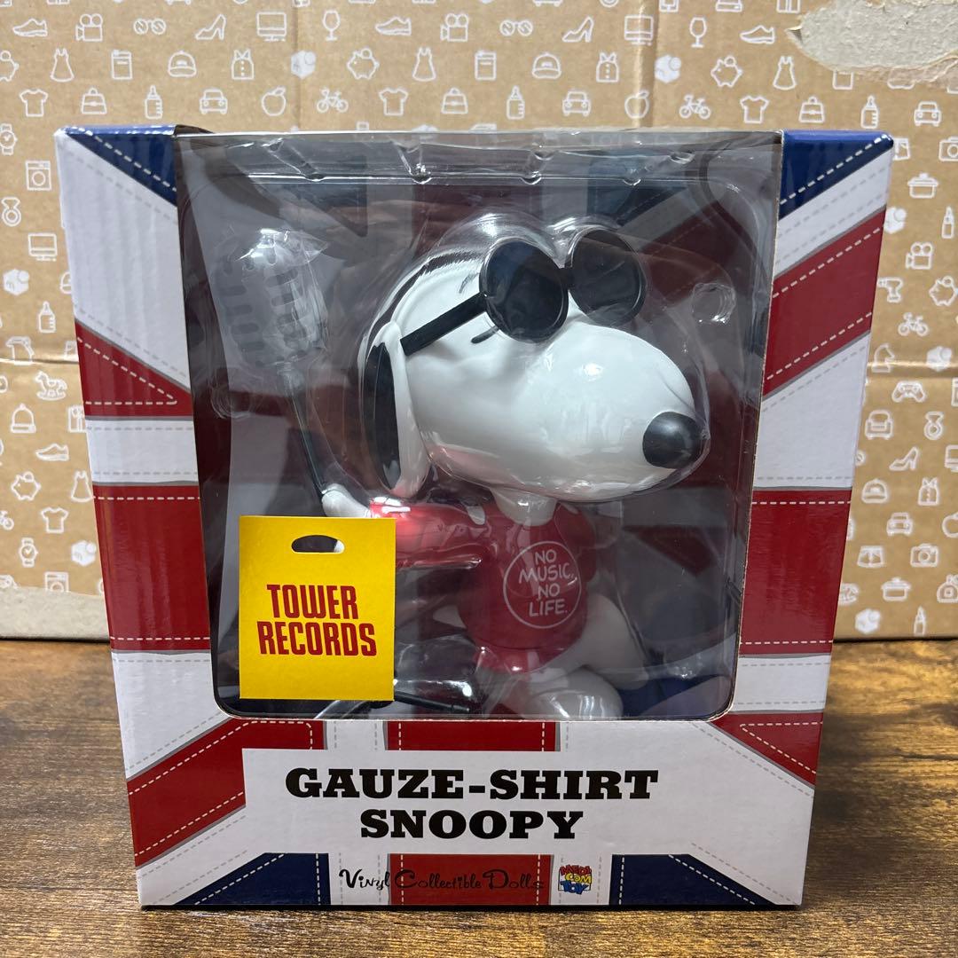 MEDICOMTOY タワレコ　限定　VCD ガーゼシャツスヌーピー
