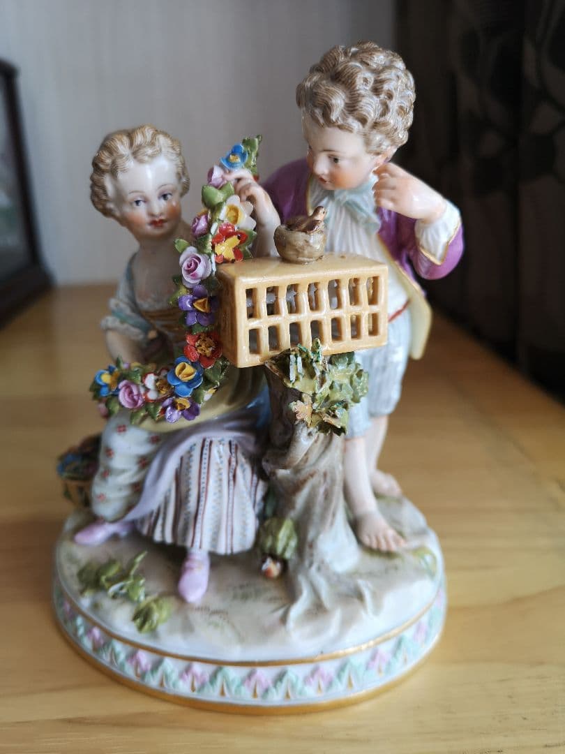 古マイセンフィギュア　値下げ!!