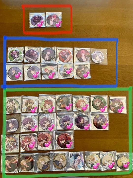 浦島坂田船 缶バッジ まとめ売り