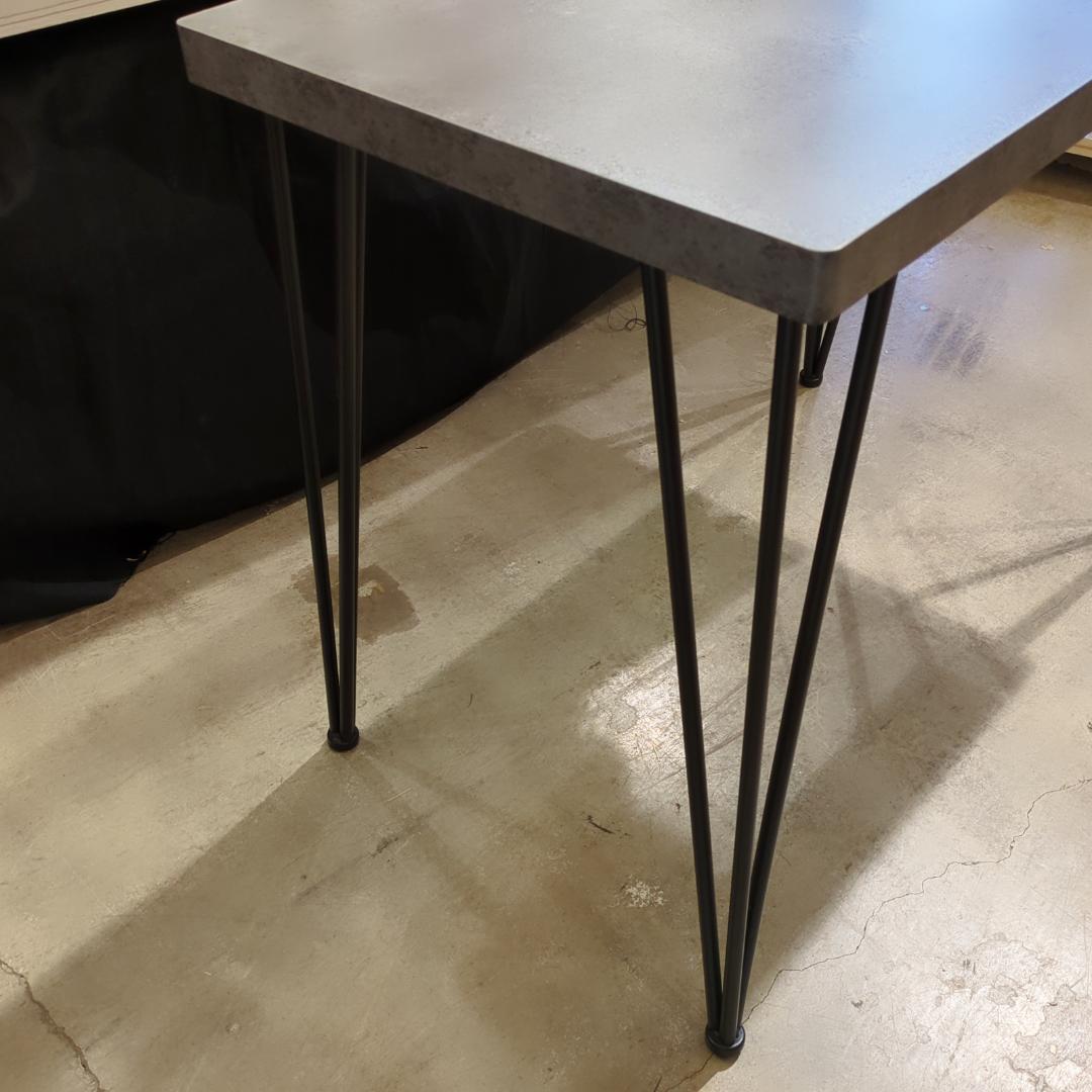 【極美品】デスク アッシュグレイ PCデスク ライトグレー 幅90㎝