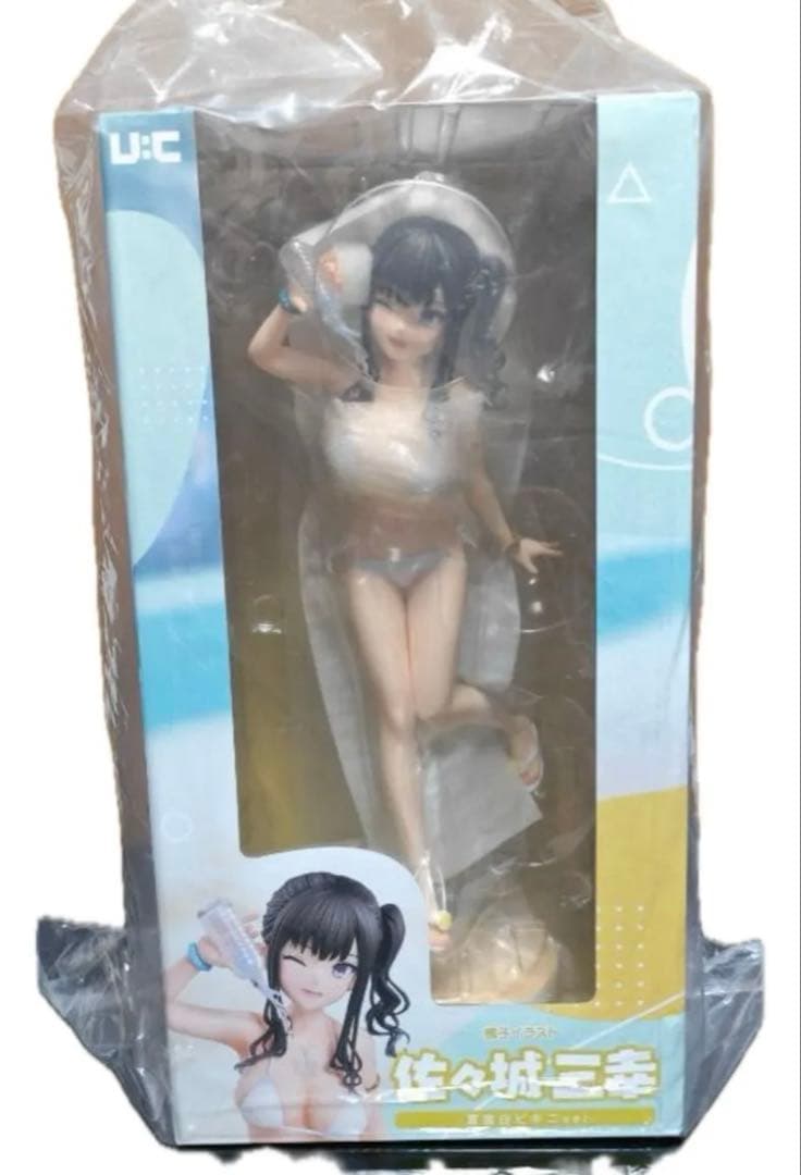 楓子イラスト 佐々城三幸 夏雲白ビキニver フィギュア 新品未開封