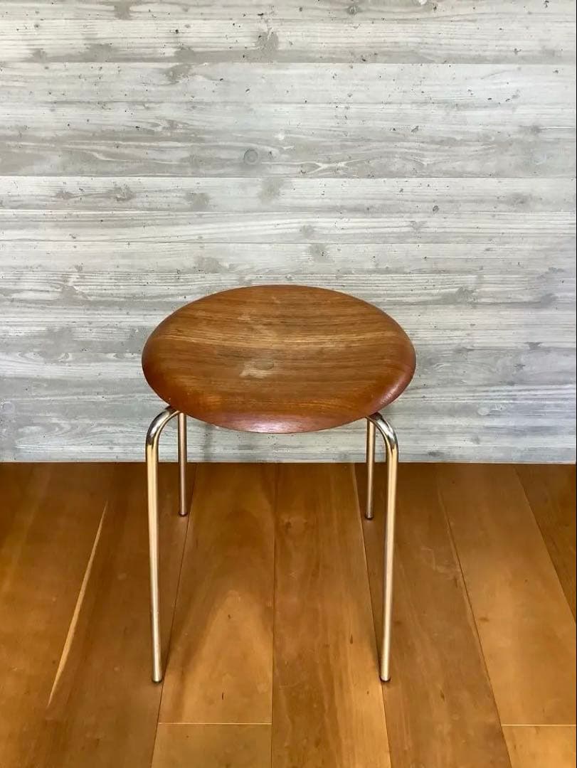 フリッツハンセン　ドットスツール　ヴィンテージ　チーク