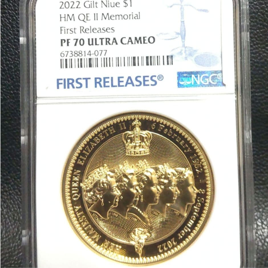 【最高鑑定】2022年 エリザベス2世追悼記念 FR NGC PF70UC 逸品