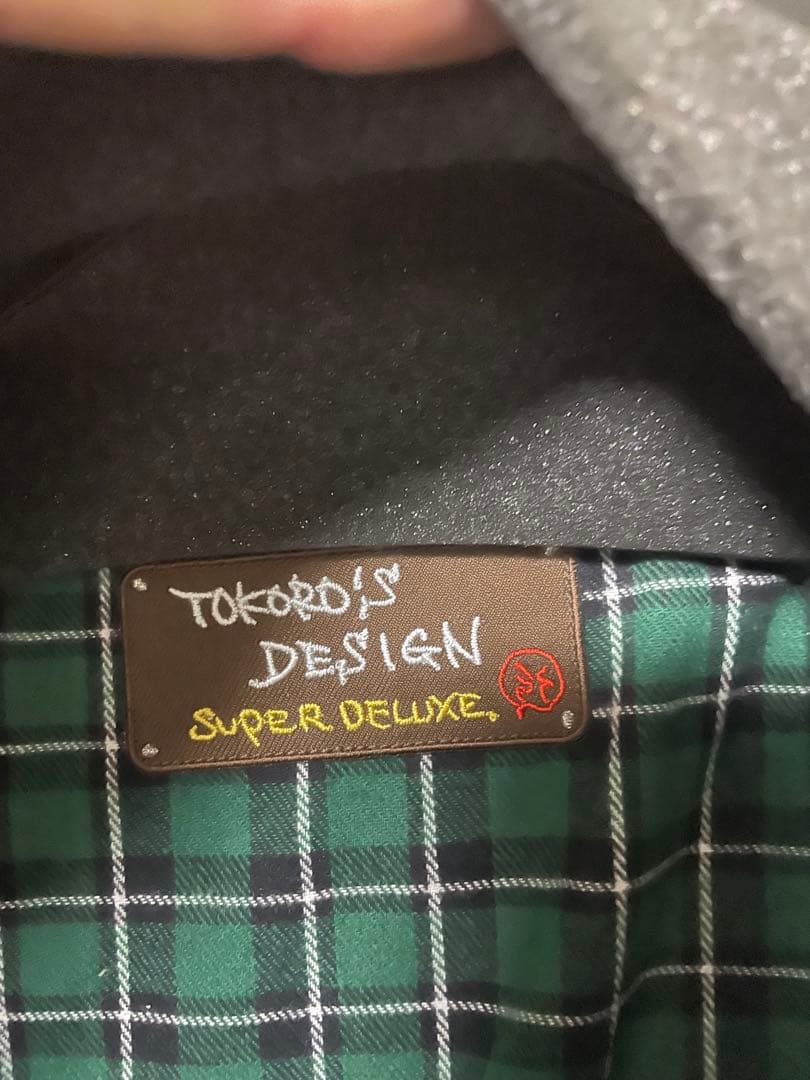 レザー シングルライダースジャケット グリーン/ホワイト