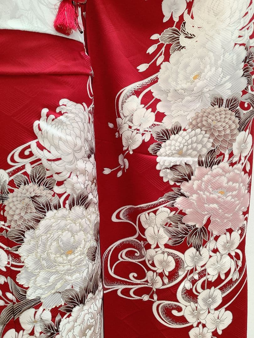 赤　振袖フルセット