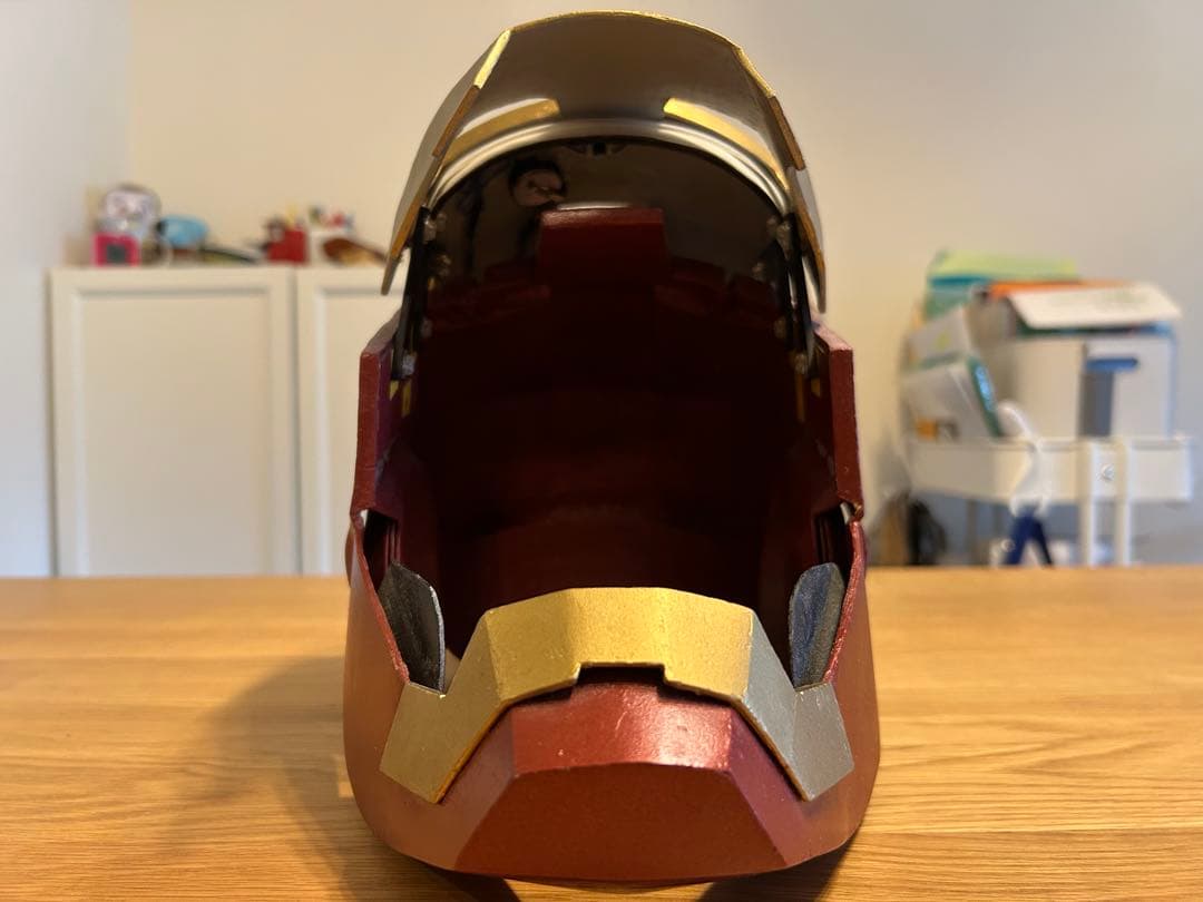 【自作品】アイアンマンヘルメット マーク3 LEDライト付き マーベル