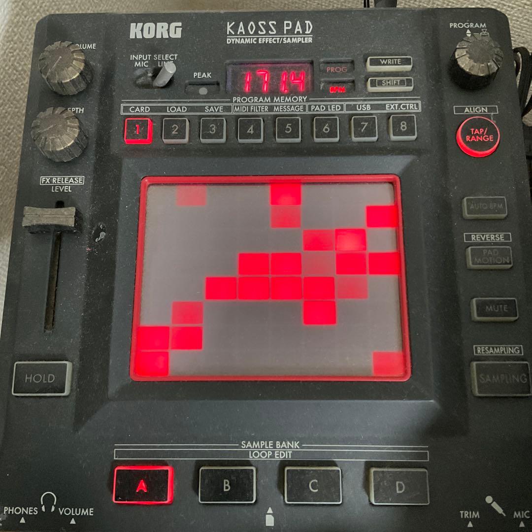 ジャンク　KORG KAOSS PAD エフェクト・サンプラー