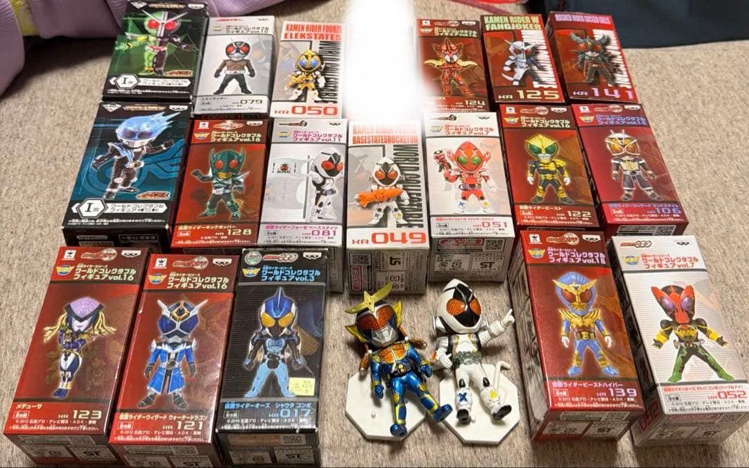 WCFワールドコレクタブルフィギュア　仮面ライダー　ワーコレ　21体まとめ