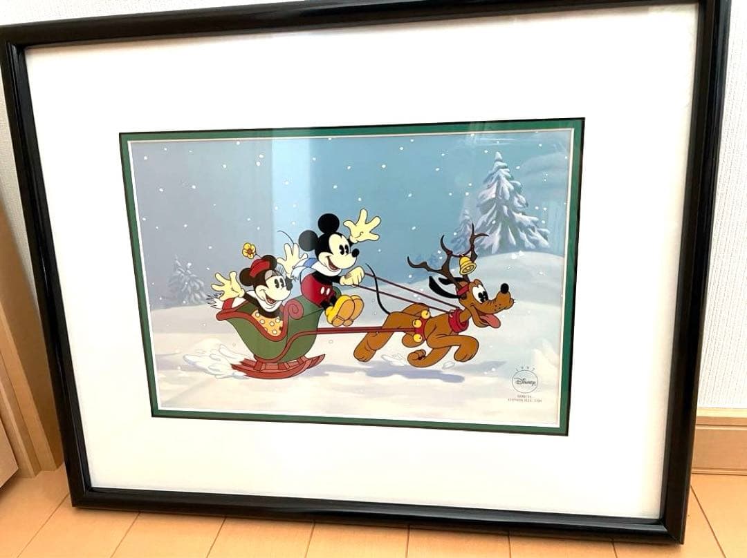 ディズニー限定 ミッキー・ミニー・プルート　セル画