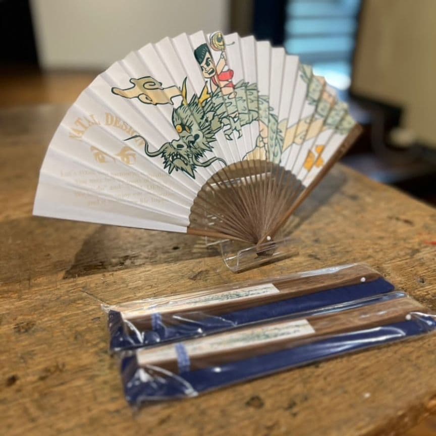 ゴッコ堂 扇子 ネイタルデザイン