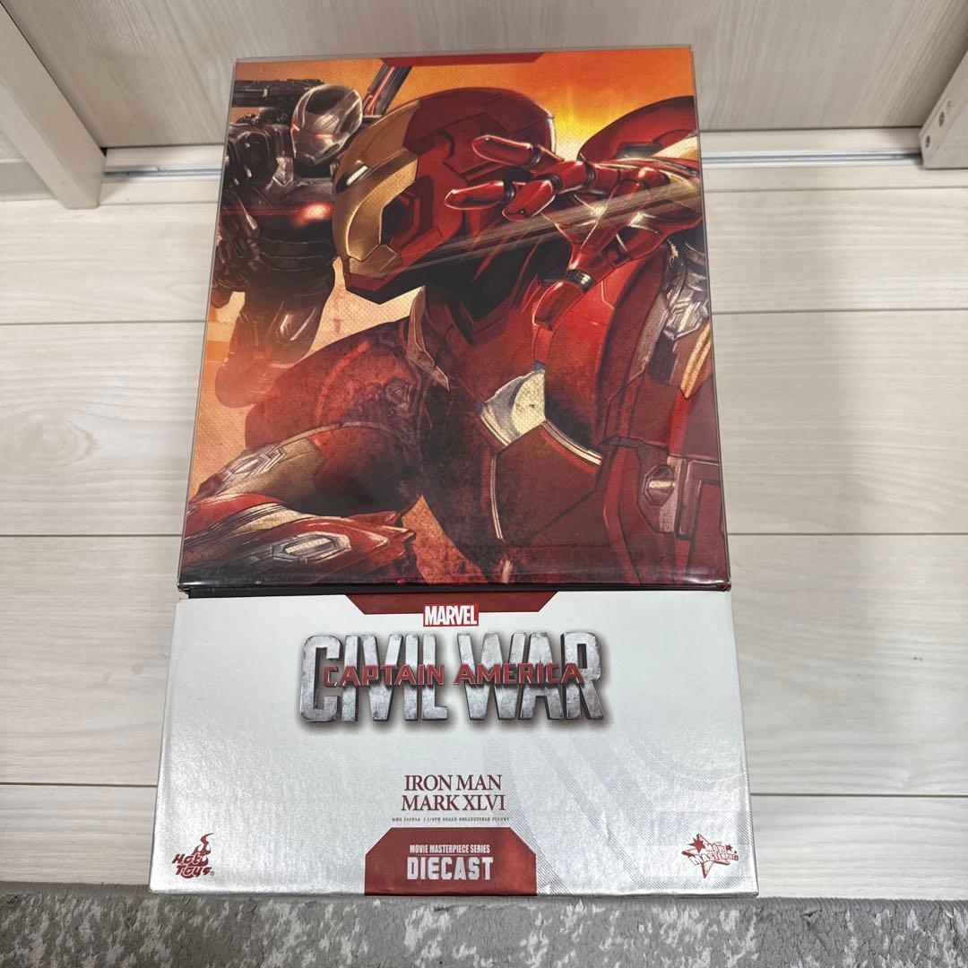 ホットトイズ　アイアンマン マーク46 シビル・ウォー フィギュア