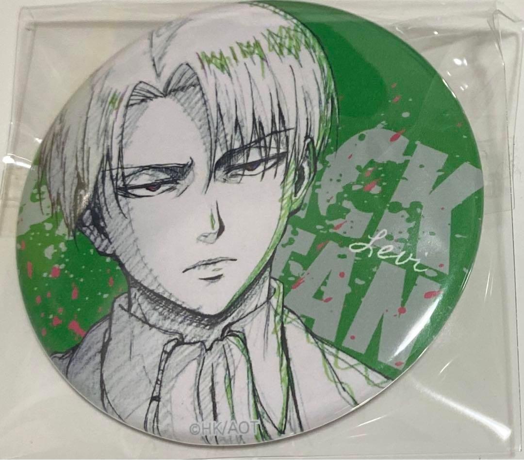 進撃の巨人 リヴァイ WITSTUDIO 缶バッジ