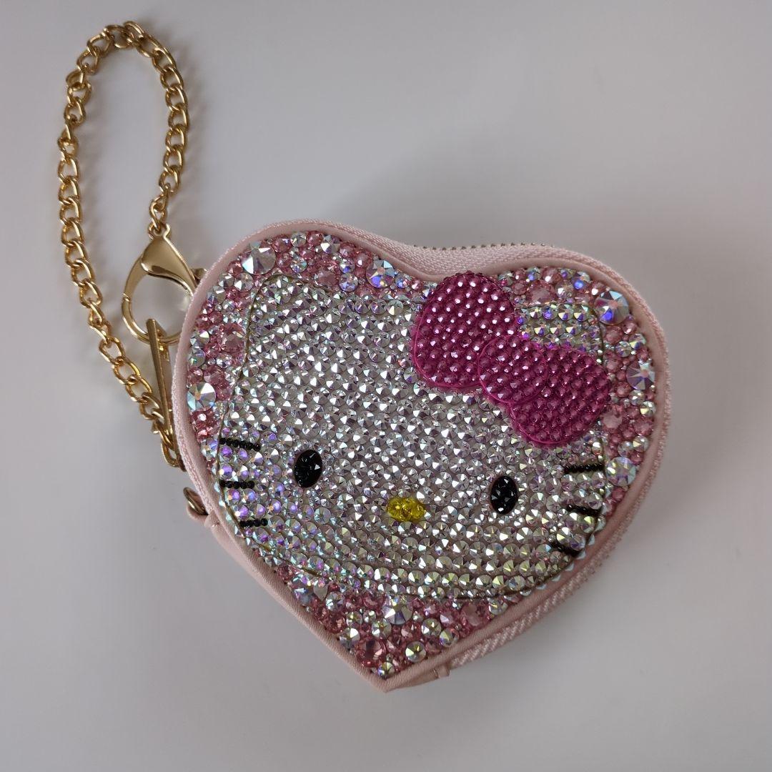 ブリングミー　ハローキティ　ポーチ　キーホルダー　スワロフスキー　サンリオ