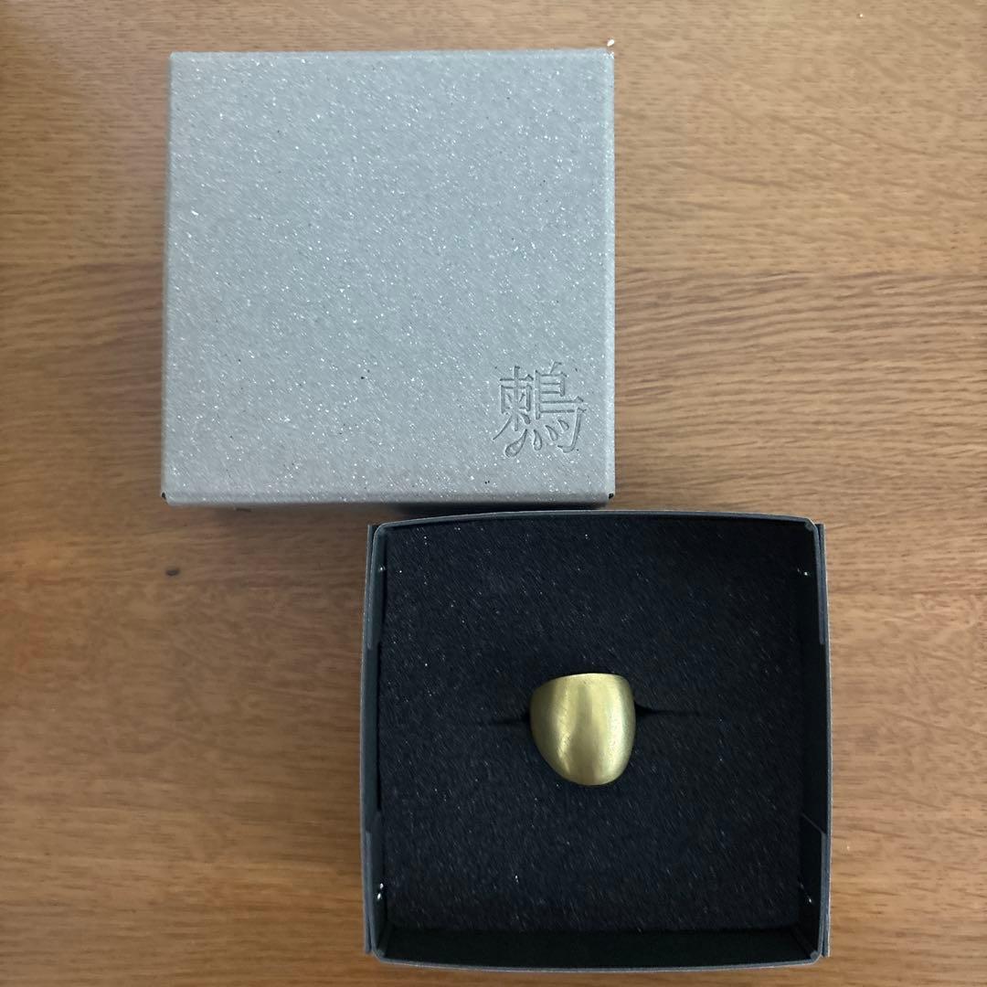 鶫 tsugumi 銀小物製作所 HORIZON Brass Ring