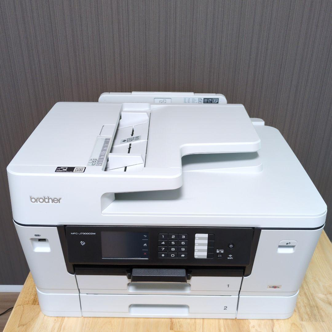 【モノクロのみ可ジャンク品】複合機ブラザーMFC-J7300CDWプリンター
