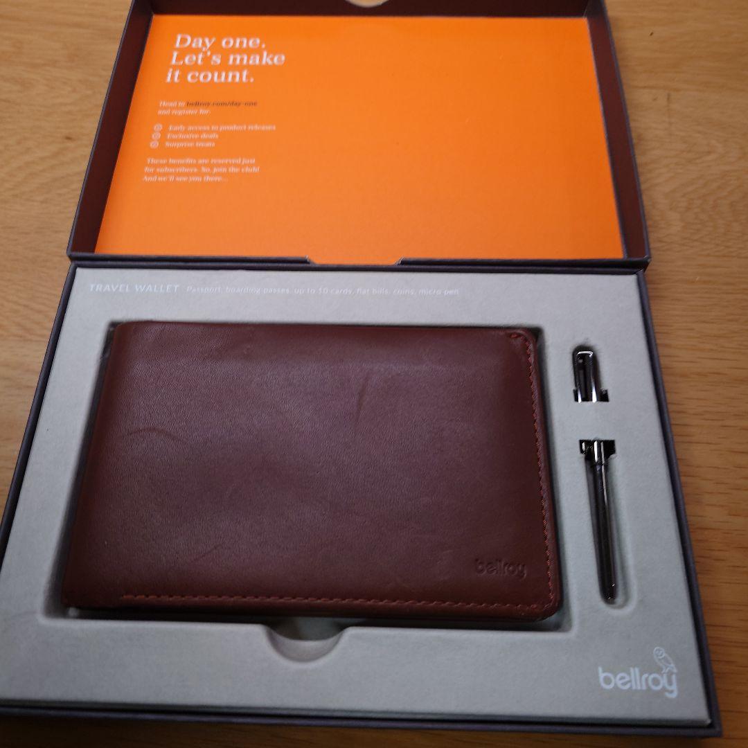 旅行かばん・小分けバッグ [Bellroy] Leather Travel Wallet