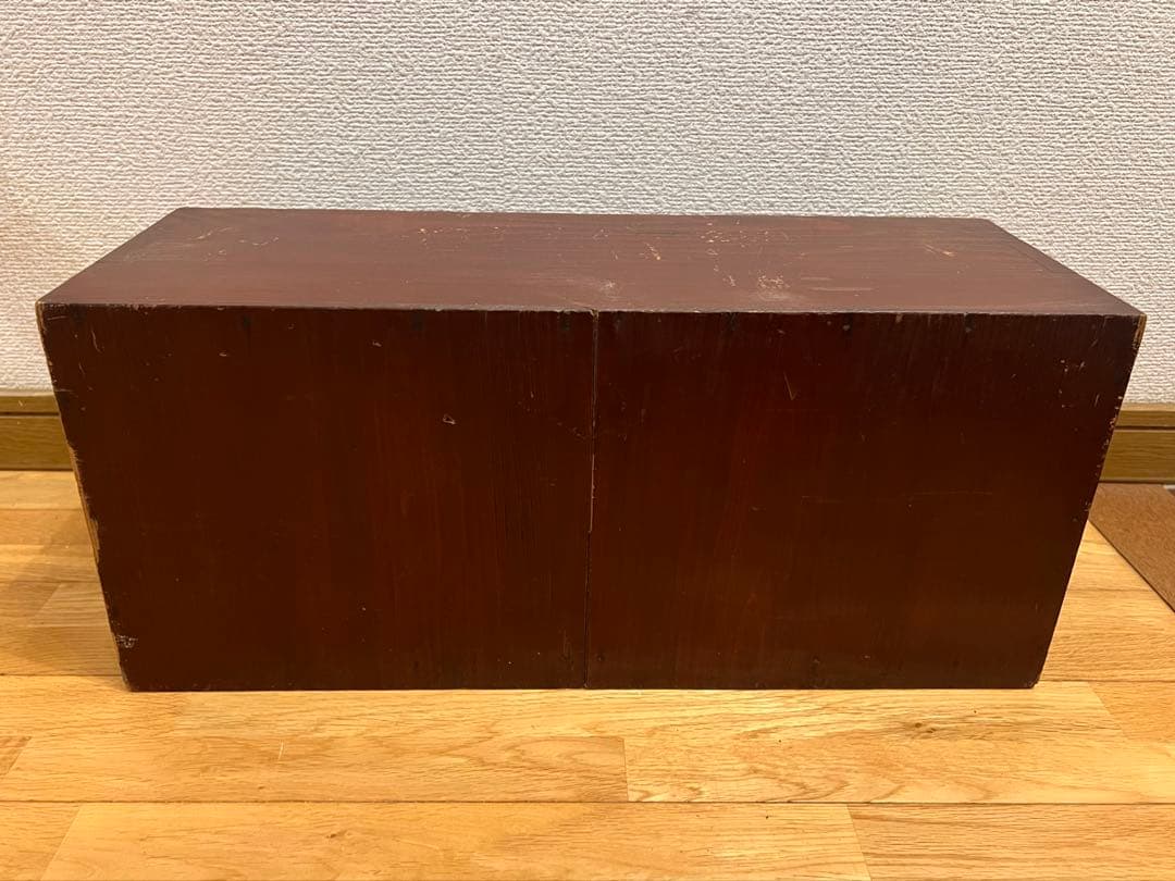 戸棚　食器棚　木製スツール アンティーク　家具　古道具　昭和レトロ　レトロ雑貨