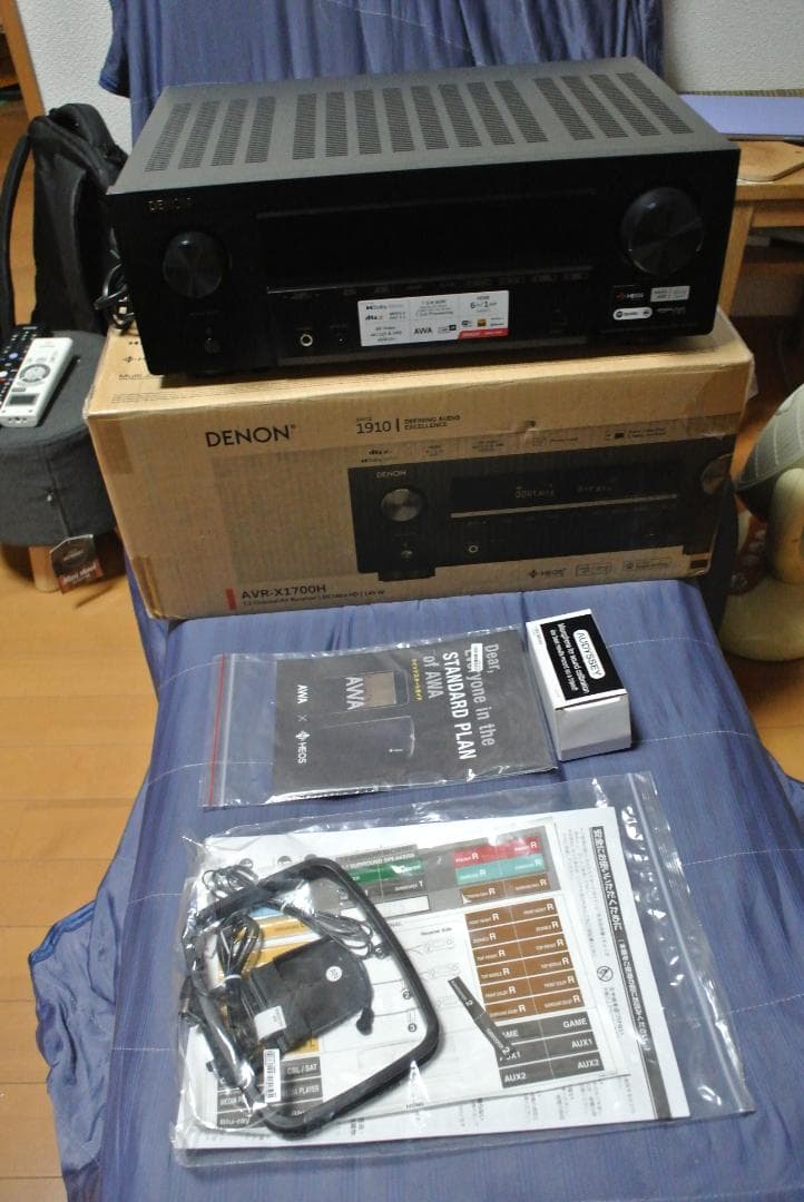 DENON AVアンプ AVR-X1700H 動作確認済み 付属品付き