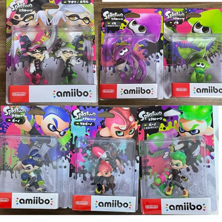 amiibo スプラトゥーン アオリ ホタル ボーイ タコボーイ イカ