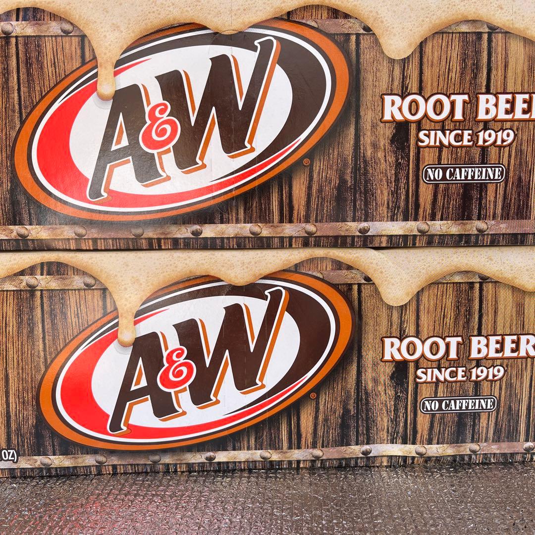 A&W ルートビア ノンカフェイン12本✖︎４ケース