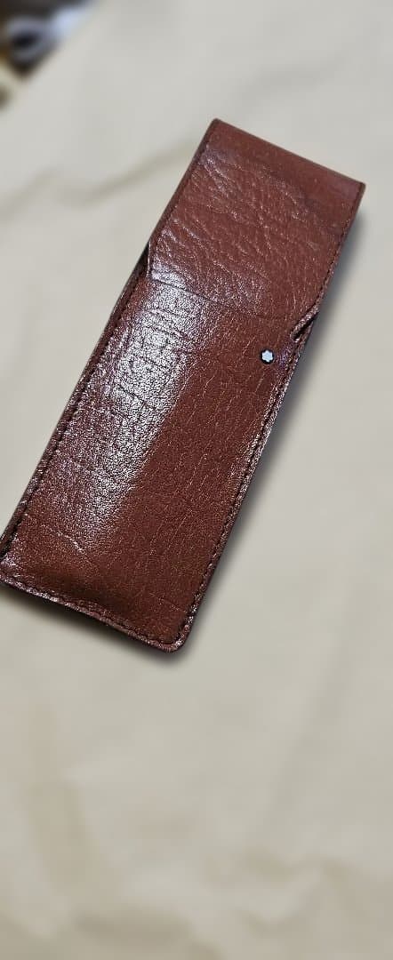 モンブラン(星の王子様)ブラウン 万年筆 ボールペン2本セットレザー ケース付き