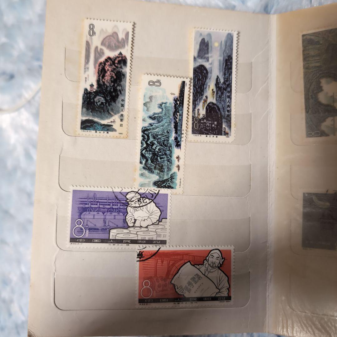 未使用、使用済ランダム中国切手