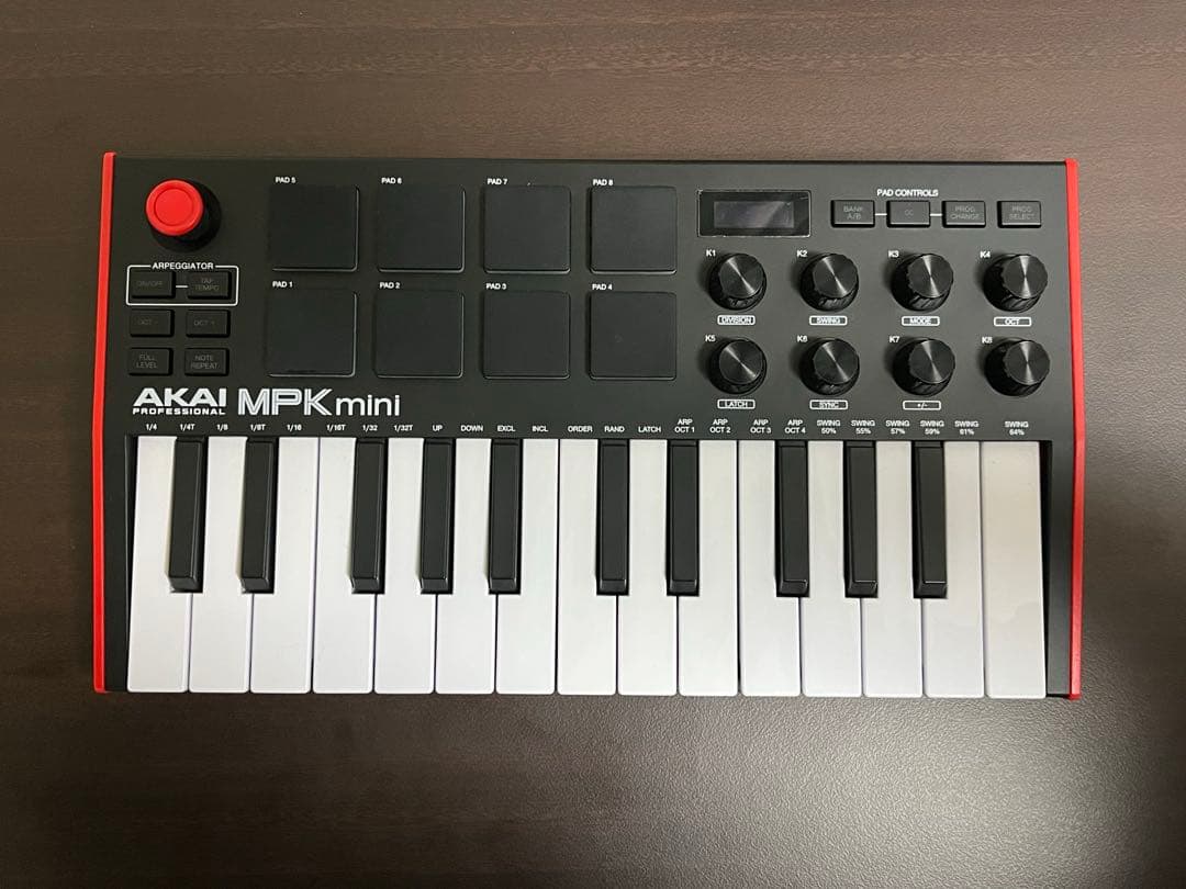 Akai MPK mini 25鍵 コンパクト MIDIキーボード ハードケース