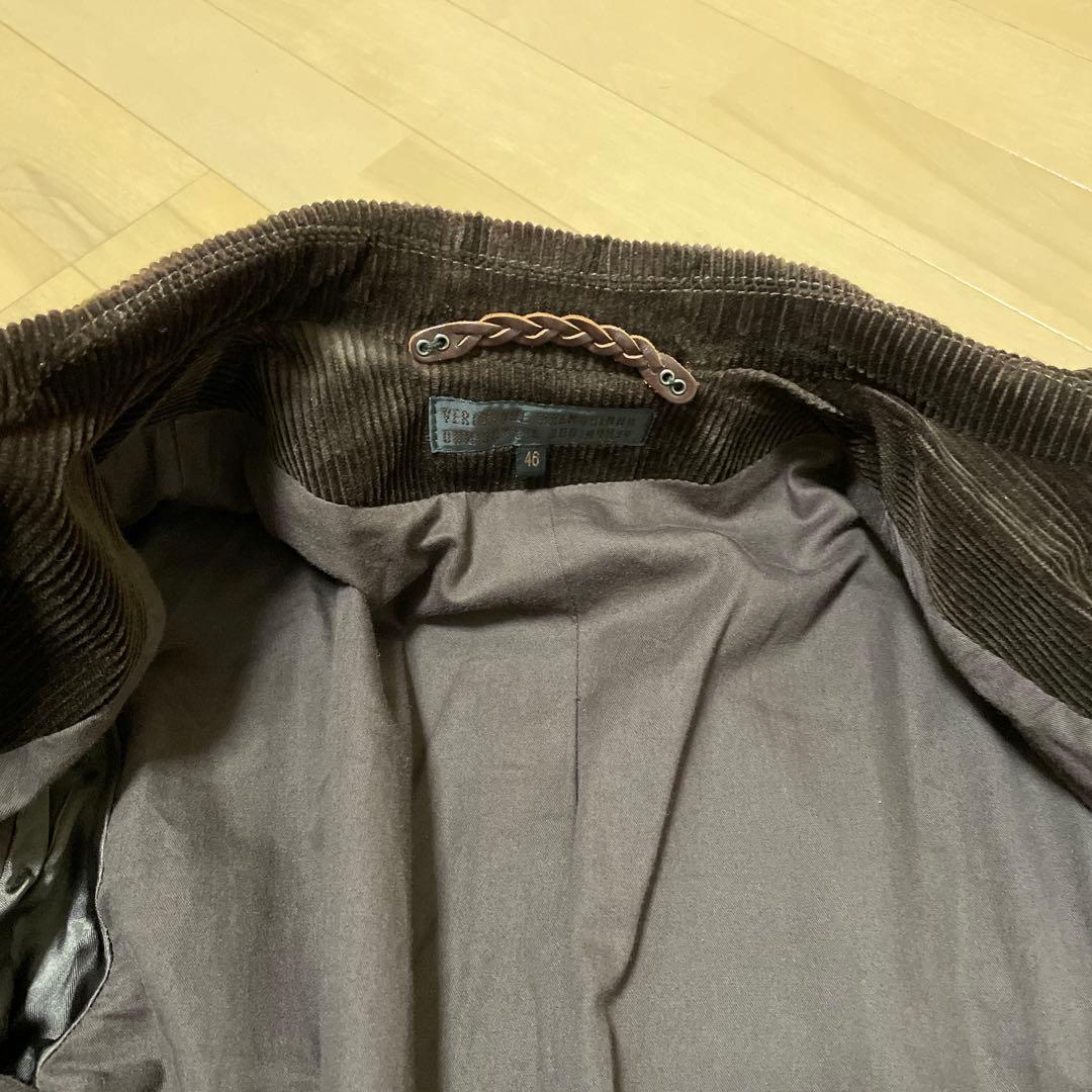 ヴェロニクブランキーノ コーデュロイ ブラウン ブルゾン　46