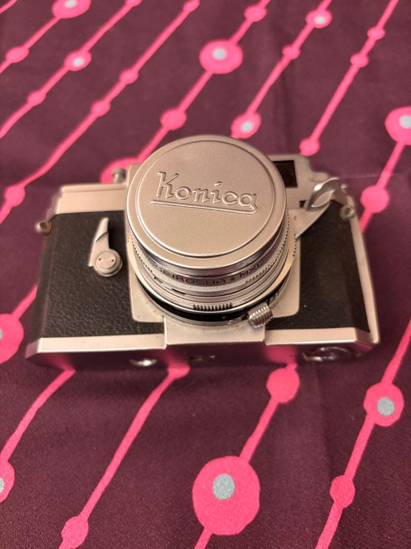 【送料込 匿名】Konica カメラ IIIA ケース・三脚付き
